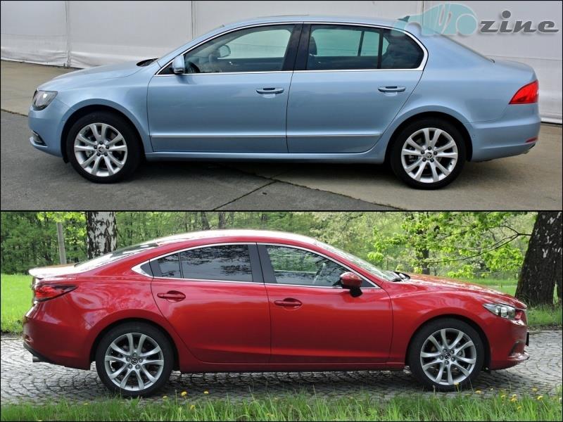 TEST Mazda6 2,0 Skyactiv-G vs. Škoda Superb 1,8 TSI - Není střední jako střední